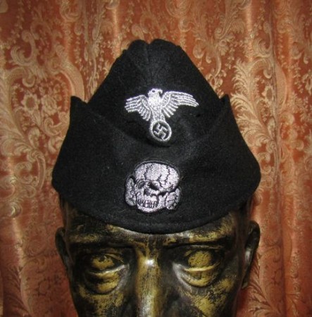 ナチス武装SS船形帽、Pz、兵用、ミハエル・ヤンケ社製
