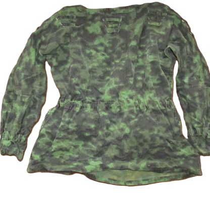 ナチスドイツ軍　武装SS迷彩スモック　バードエッジ　実物