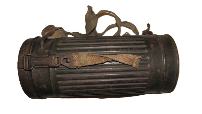 ナチスドイツ軍　武装SSガスマスク　実物