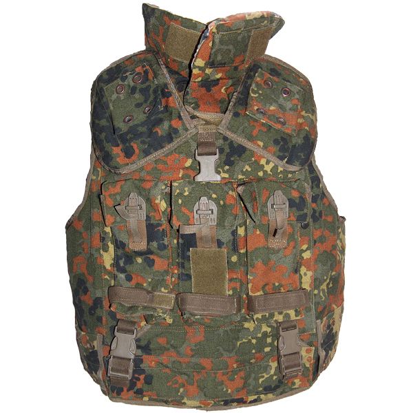 ドイツ軍BW新型防弾ベスト、中古極上品、フレックカモ、ドイツサバゲー