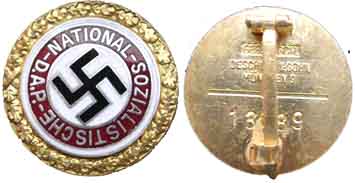 ナチス高級党員章、レプリカ