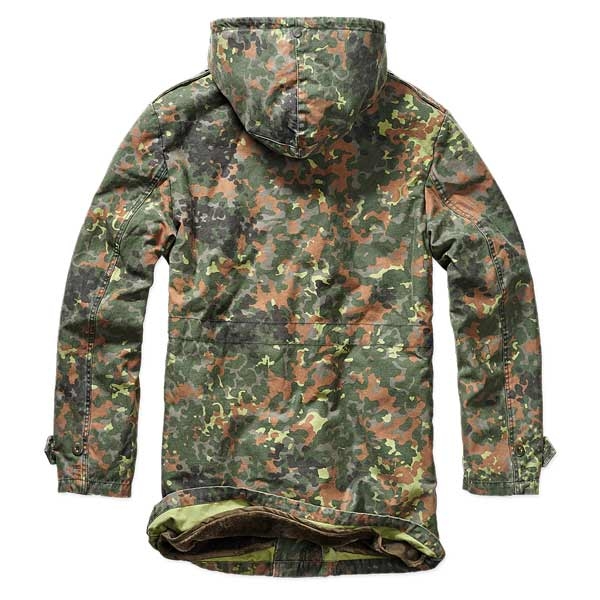 BWドイツ軍服、パーカー、フレックカモライナー付き、新品、ブランディット