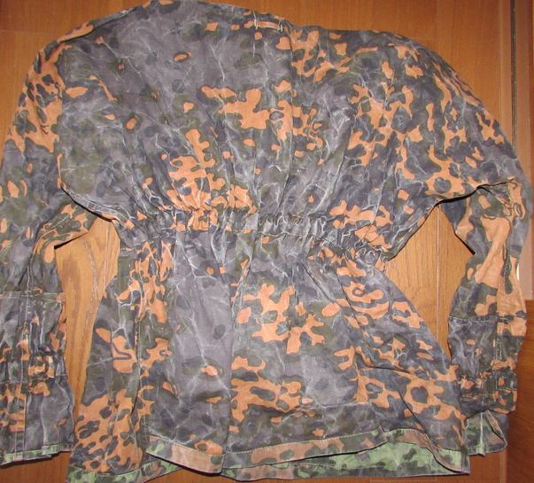 ナチスドイツ軍 武装SS迷彩スモック プレーンツリー 実物 その2