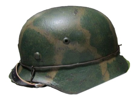 ナチスドイツ軍　迷彩ヘルメット　ダスライヒ　アメリカ製