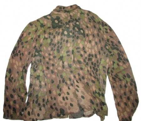 ナチスドイツ軍　武装SS、M44ドット服、実物