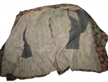 ナチスドイツ軍　武装SS、M44ドット服、実物