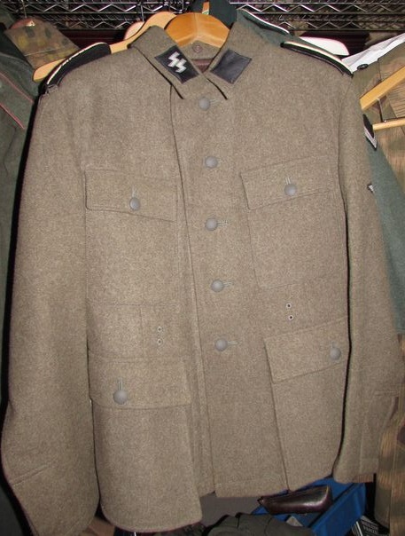 ナチスドイツ軍 武装SS M43軍服 記章付き レプリカ ヘッセンアンテーク
